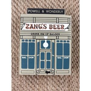 THE CATS MEOW WILD WEST SALOON Drink Em Up Zang's Beer 1993 Village